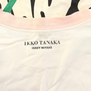 ISSEY MIYAKE IKKO TANAKA Tシャツ カットソー 半袖 花柄 2 白 ホワイト RT36JK251 /AN30