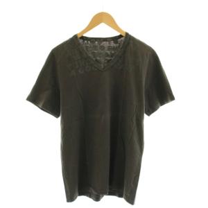 Tシャツ カットソー 半袖 ロゴ M 茶 ブラウン 30GC999420299 /AN78