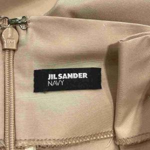 JIL SANDER NAVY スカート レイヤーデザイン 32 ピンク GY99