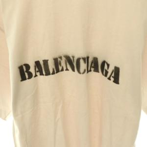 BALENCIAGA 764235 24SS STENCIL TYPE ダメージTシャツ XS