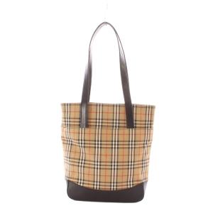 BURBERRY ハンドバッグ チェック柄 ベージュ