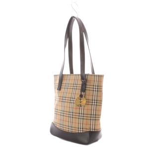 BURBERRY ハンドバッグ チェック柄 ベージュ