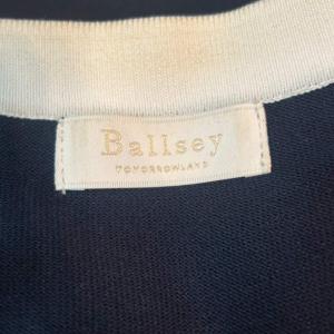 BALLSEY カーディガン ニット 長袖 38 紺 ネイビー IBO101