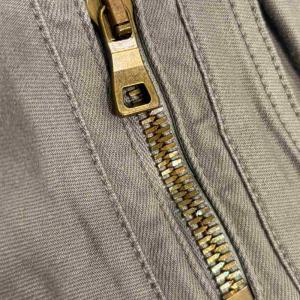 BALMAIN バイカーデニム サイドジップ 36 グレー 5455-161N IBO101